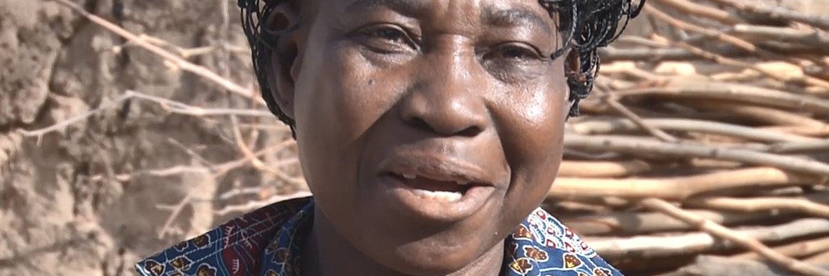Agnès, a beneficiary in Burkina Faso